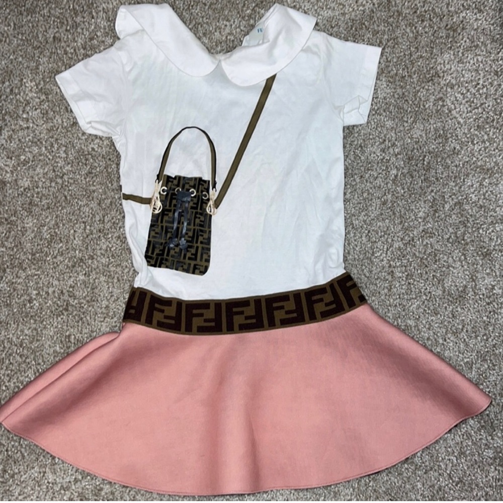Girls fendi dress size 4t